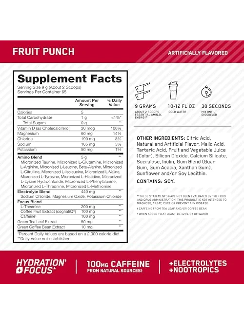 Optimum Nutrition Amino Energy энергетический напиток — 3