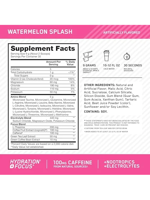 Optimum Nutrition Amino Energy энергетический напиток — 5