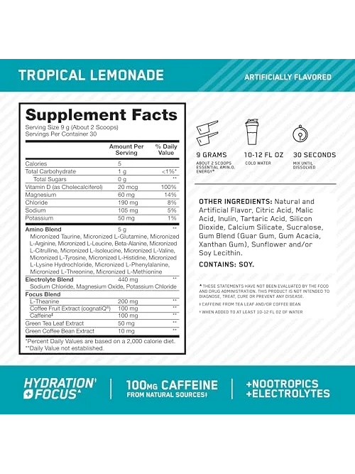 Optimum Nutrition Amino Energy энергетический напиток — 2