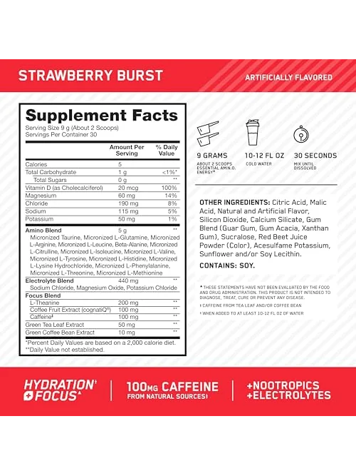 Optimum Nutrition Amino Energy энергетический напиток — 2