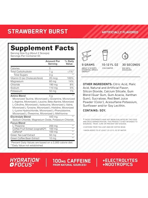 Optimum Nutrition Amino Energy энергетический напиток — 3