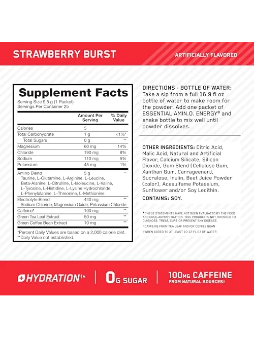 Optimum Nutrition Amino Energy энергетический напиток — 3