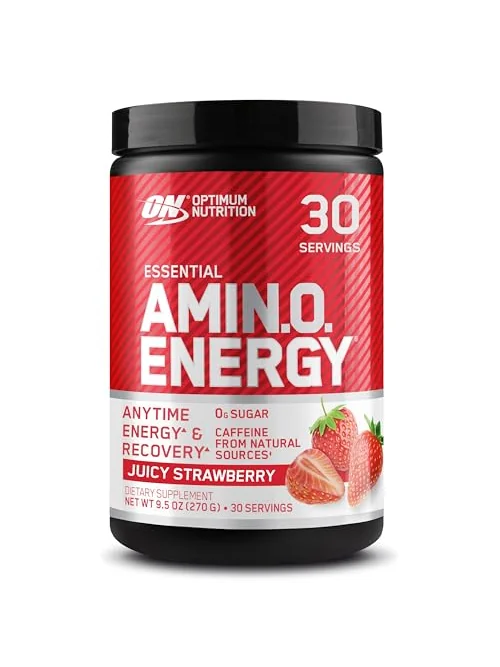 Optimum Nutrition Amino Energy Pre-Workout, клубника, 30 порций — 1