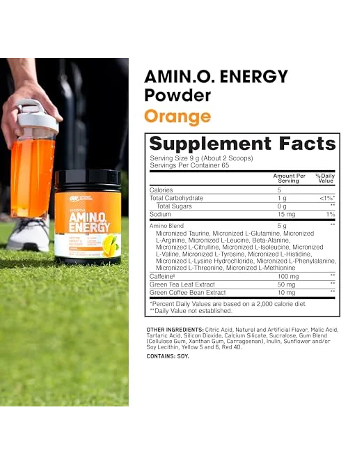 Optimum Nutrition Amino Energy — предтренировочная добавка — 3