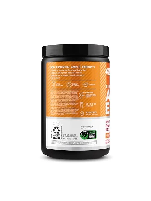 Optimum Nutrition Amino Energy Peach Mango Tango — спортивная добавка — 7