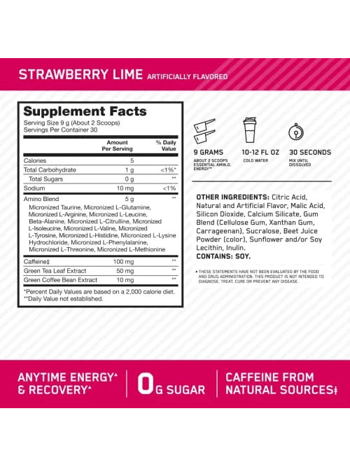 Optimum Nutrition Amino Energy — спортивная добавка — 2