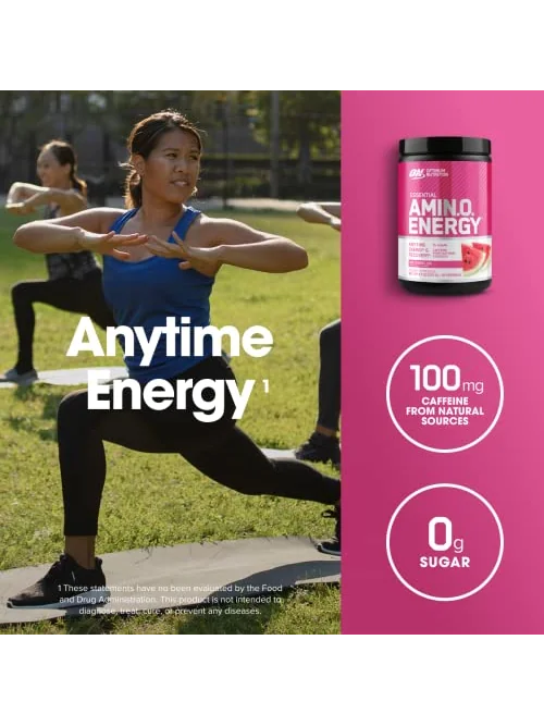 Optimum Nutrition Amino Energy — до тренировки, арбуз, 30 порций — 4