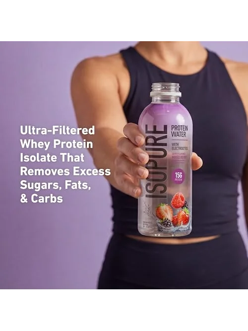Isopure Clear Protein Water со смешанными ягодами — 4