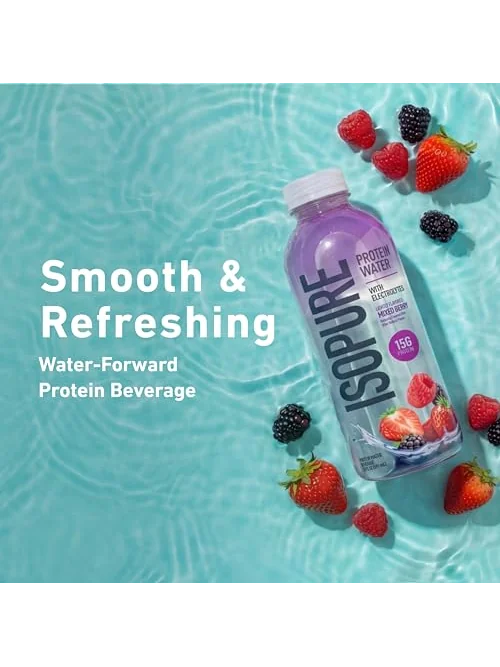 Isopure Clear Protein Water со смешанными ягодами — 5
