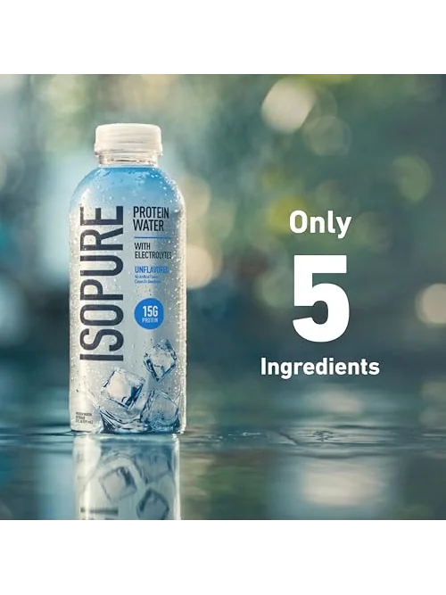 Isopure Clear Protein Water — протеиновый напиток без вкуса — 3