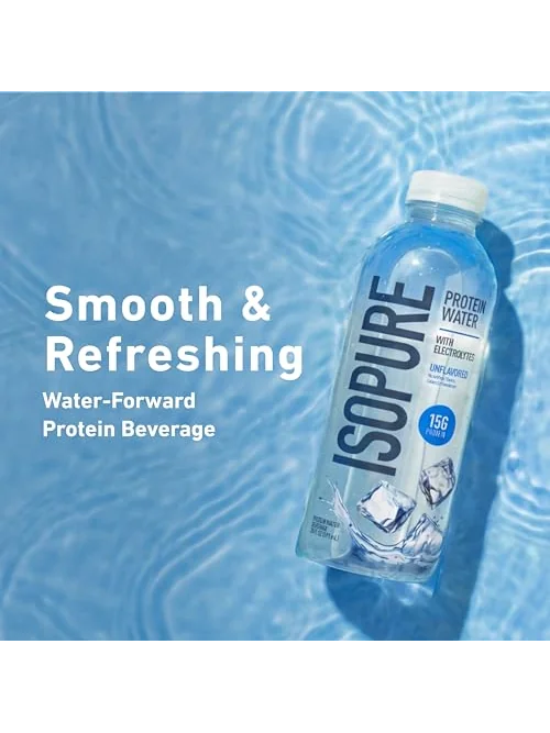 Isopure Clear Protein Water — протеиновый напиток без вкуса — 6