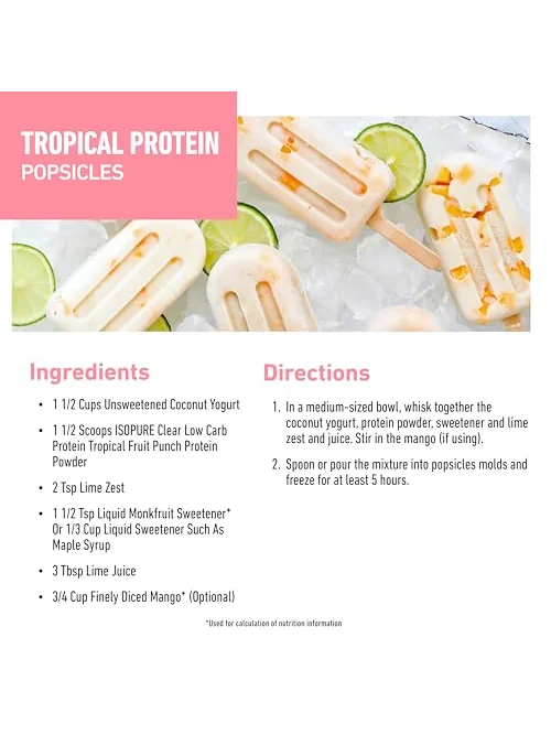 Isopure Clear Whey Isolate — протеиновый порошок — 5