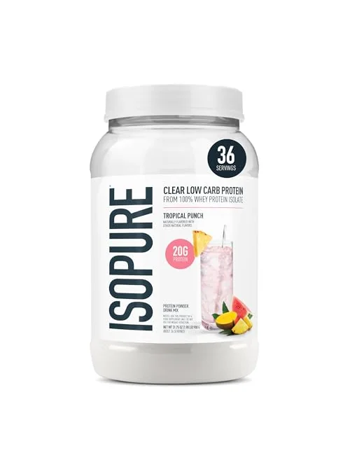 Isopure Clear Whey Isolate — прозрачный сывороточный протеин изолят — 1