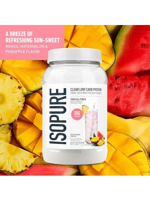 Isopure Clear Whey Isolate — прозрачный сывороточный протеин изолят — 3