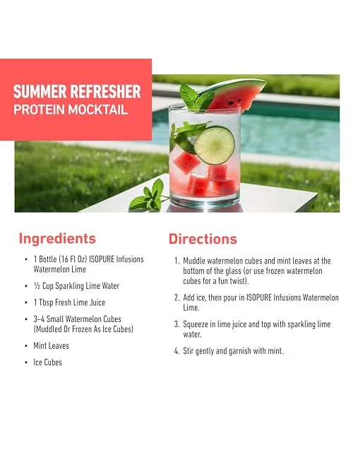 Isopure Clear Whey Isolate — протеиновый порошок — 5