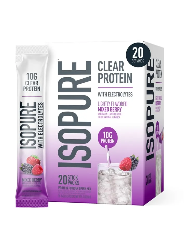 Isopure Clear Protein — протеиновый порошок, лесные ягоды — 1