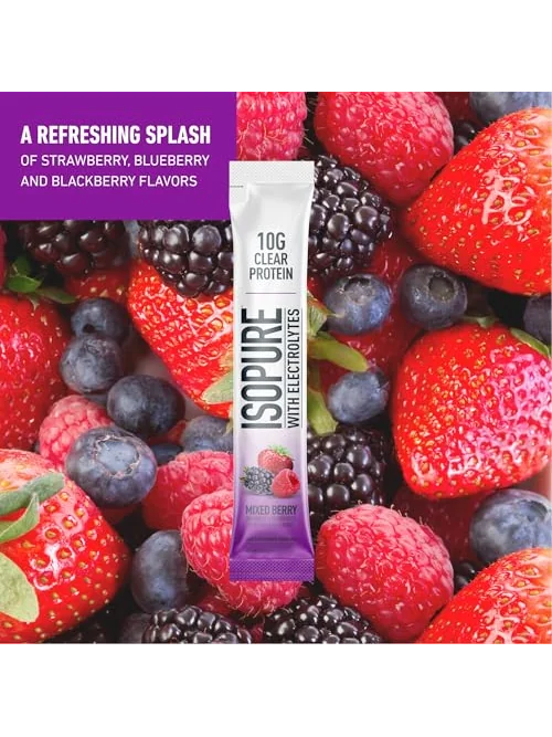 Isopure Clear Protein — протеиновый порошок, лесные ягоды — 3