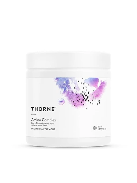 THORNE Amino Complex — порошок аминокислот, ягода — белый