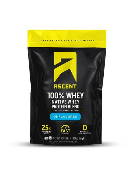Ascent 100% сывороточный протеин ванильный 2 фунта