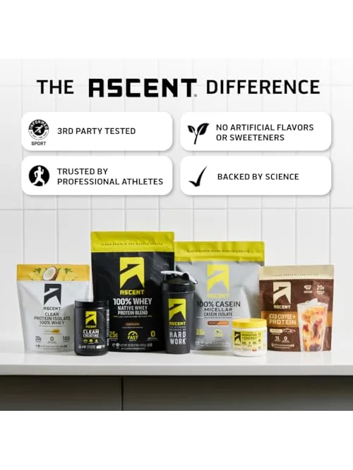 Ascent 100% сывороточный протеин ванильный 2 фунта — 6