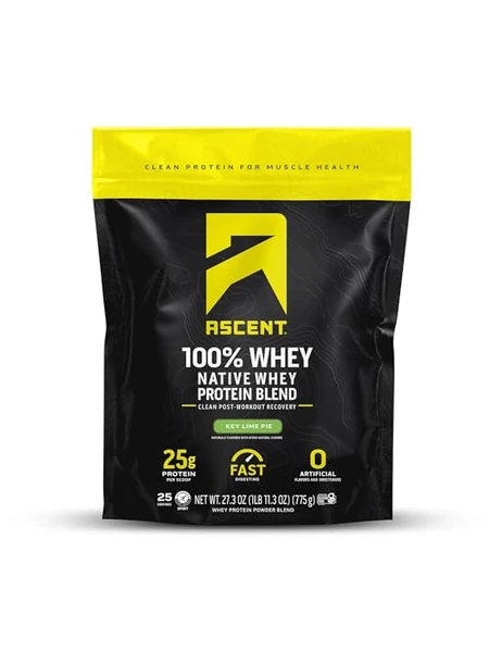 Ascent 100% сывороточный протеин ванильный 2 фунта
