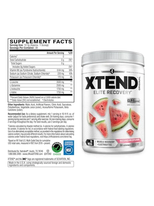 Xtend Original BCAA Powder - порошок BCAA для восстановления мышц — 2