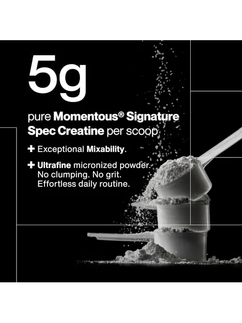 Momentous креатин монохидрат 90 порций — изображение 5 из 6