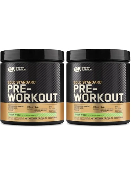 Optimum Nutrition Gold Standard Pre-Workout, зелёное яблоко, 30 порций