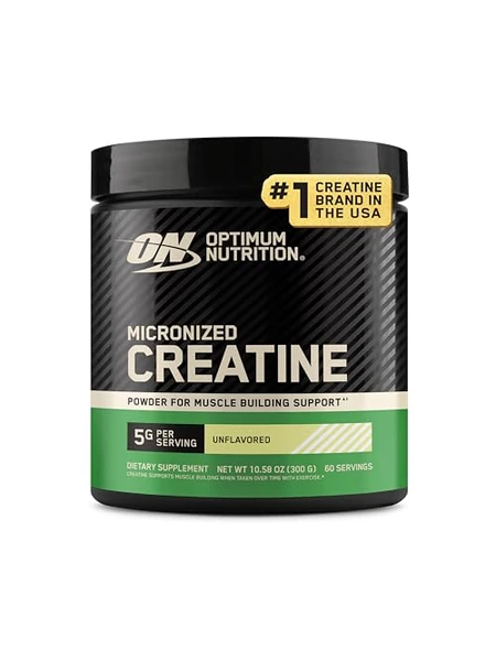 Optimum Nutrition Creatine Micronized — креатин — черный