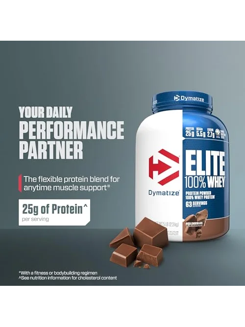 Dymatize Elite 100% Whey Protein — протеиновый порошок, 5 фунтов — 2