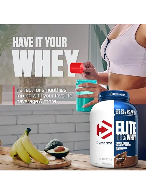 Dymatize Elite 100% Whey Protein — протеиновый порошок, 5 фунтов — 6