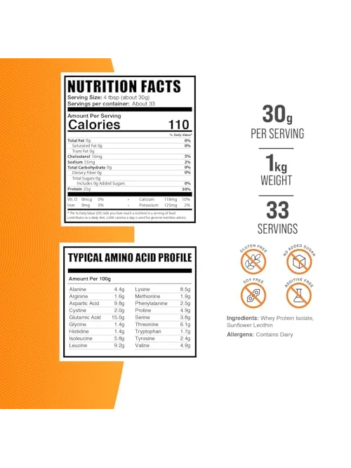 BulkSupplements Whey Protein Isolate порошок — 2