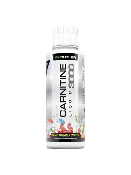 Cutler Nutrition Жидкий L-Карнитин для сжигания жира со вкусом кислой ленты 480мл