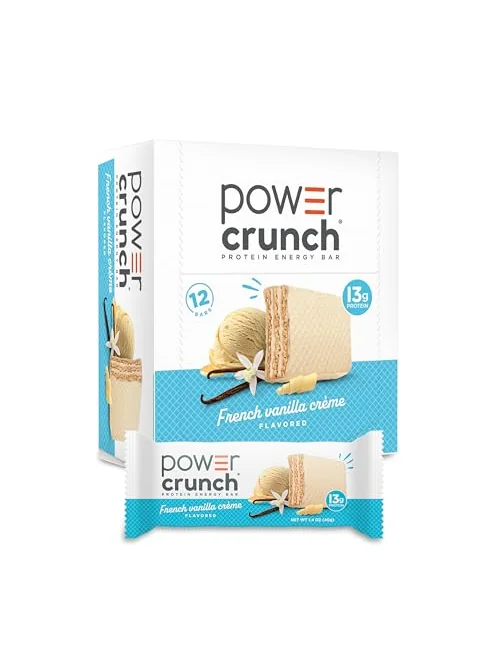 Power Crunch протеиновые батончики Ваниль (12шт) — 1