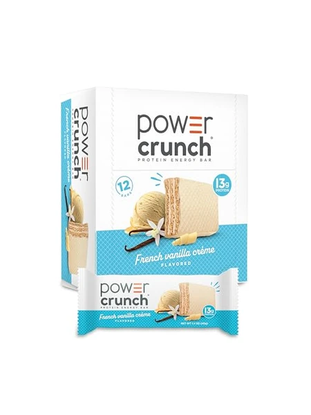 Power Crunch протеиновые батончики Ваниль (12шт)
