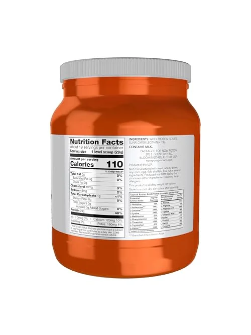 NOW Foods Whey Protein Isolate — протеиновый порошок — 2