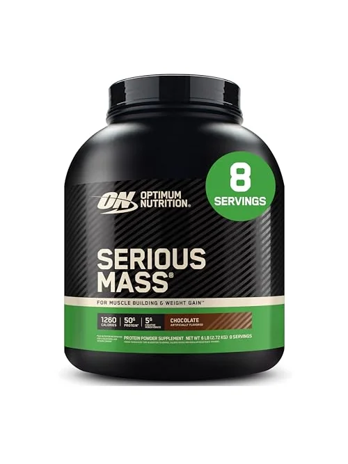 Optimum Nutrition Serious Mass — гейнер, 6 фунтов — 1