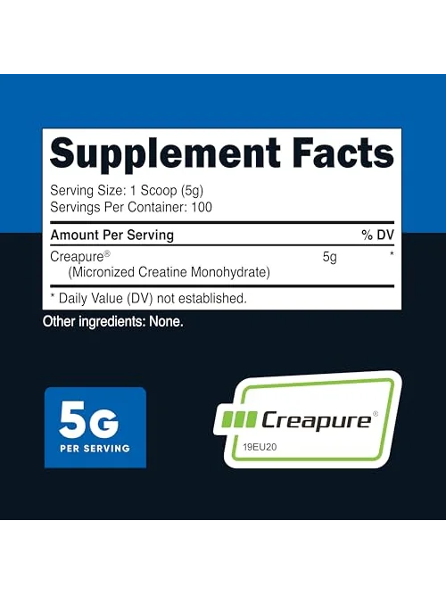 Nutricost Creapure креатин моногидрат 500 г — изображение 2 из 5