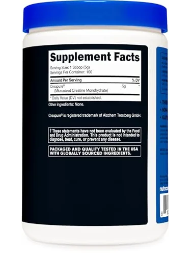 Nutricost Creapure креатин моногидрат 500 г — изображение 5 из 5