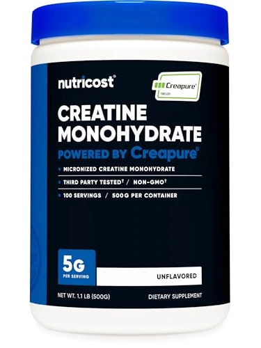 Nutricost Creapure креатин моногидрат 500 г — черный