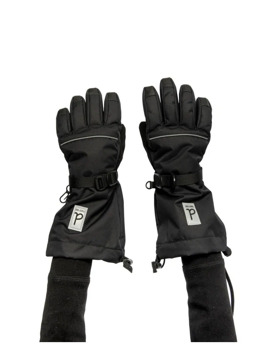 Перчатки зимние Teknik Winter Gloves Deux par Deux — изображение 2 из 7, черный