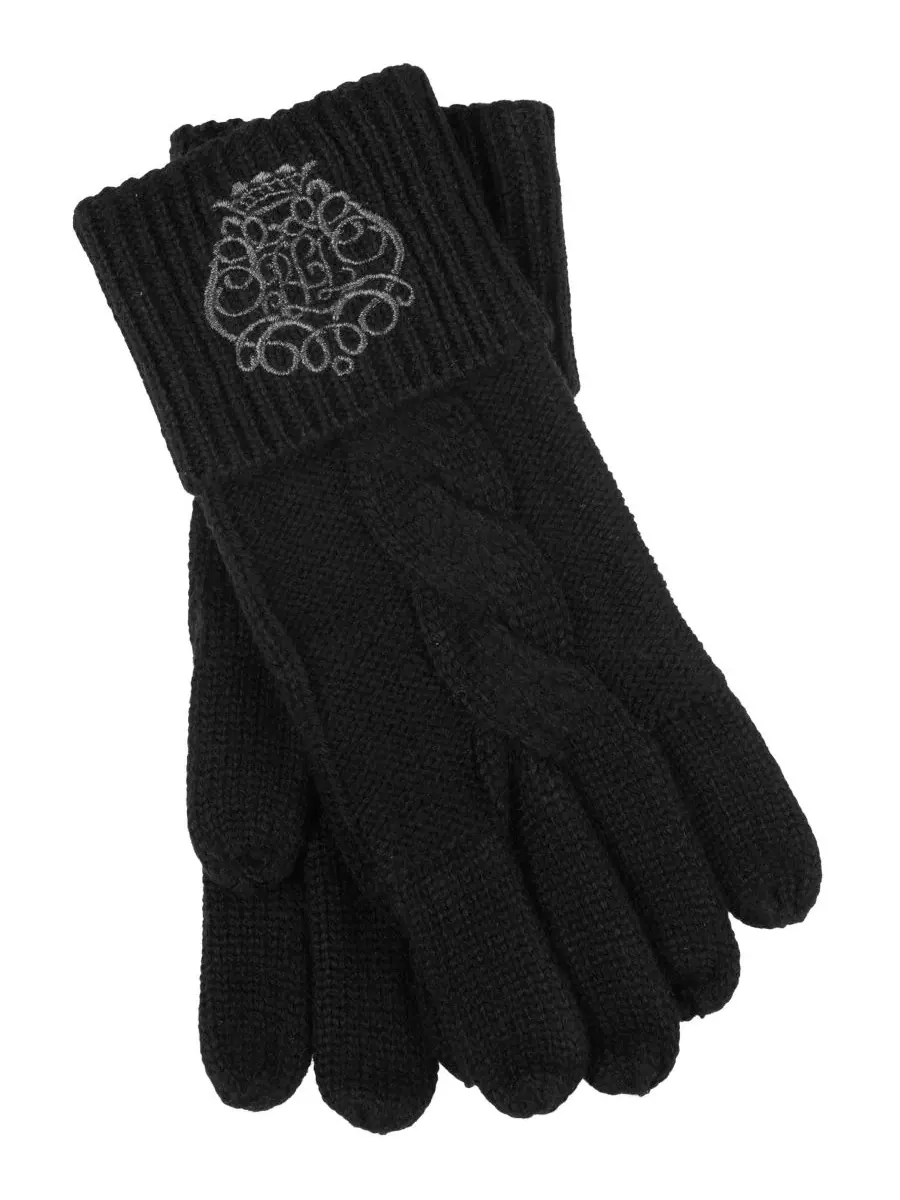 Вязаные перчатки с вышивкой Embroidery Knit Gloves Lauren Ralph Lauren