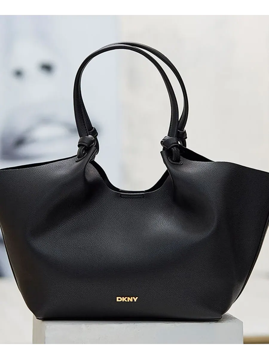 Сумка-тоут Paula Commuter Medium DKNY — изображение 3 из 8, черный