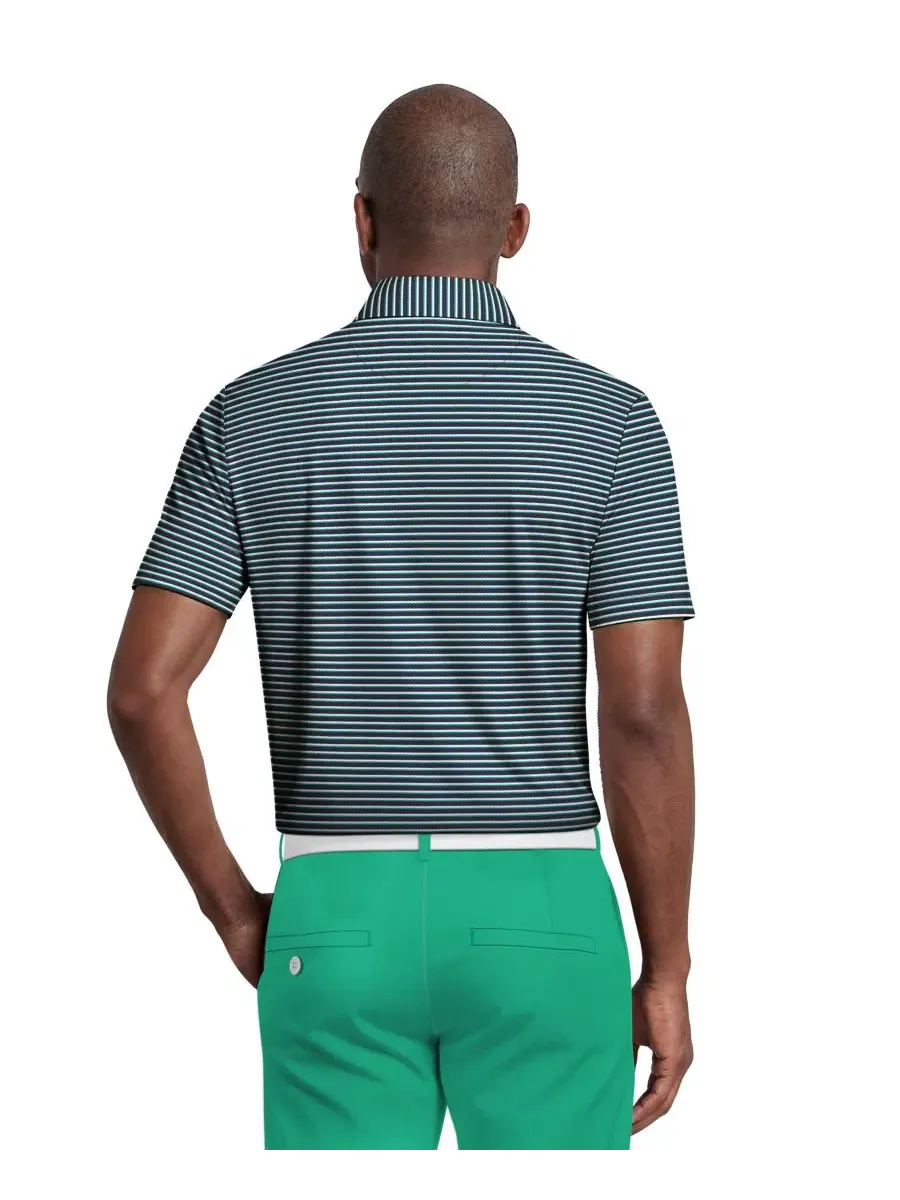 Мужская поло-рубашка для гольфа Feeder Stripe PGA TOUR, Peacoat — 4