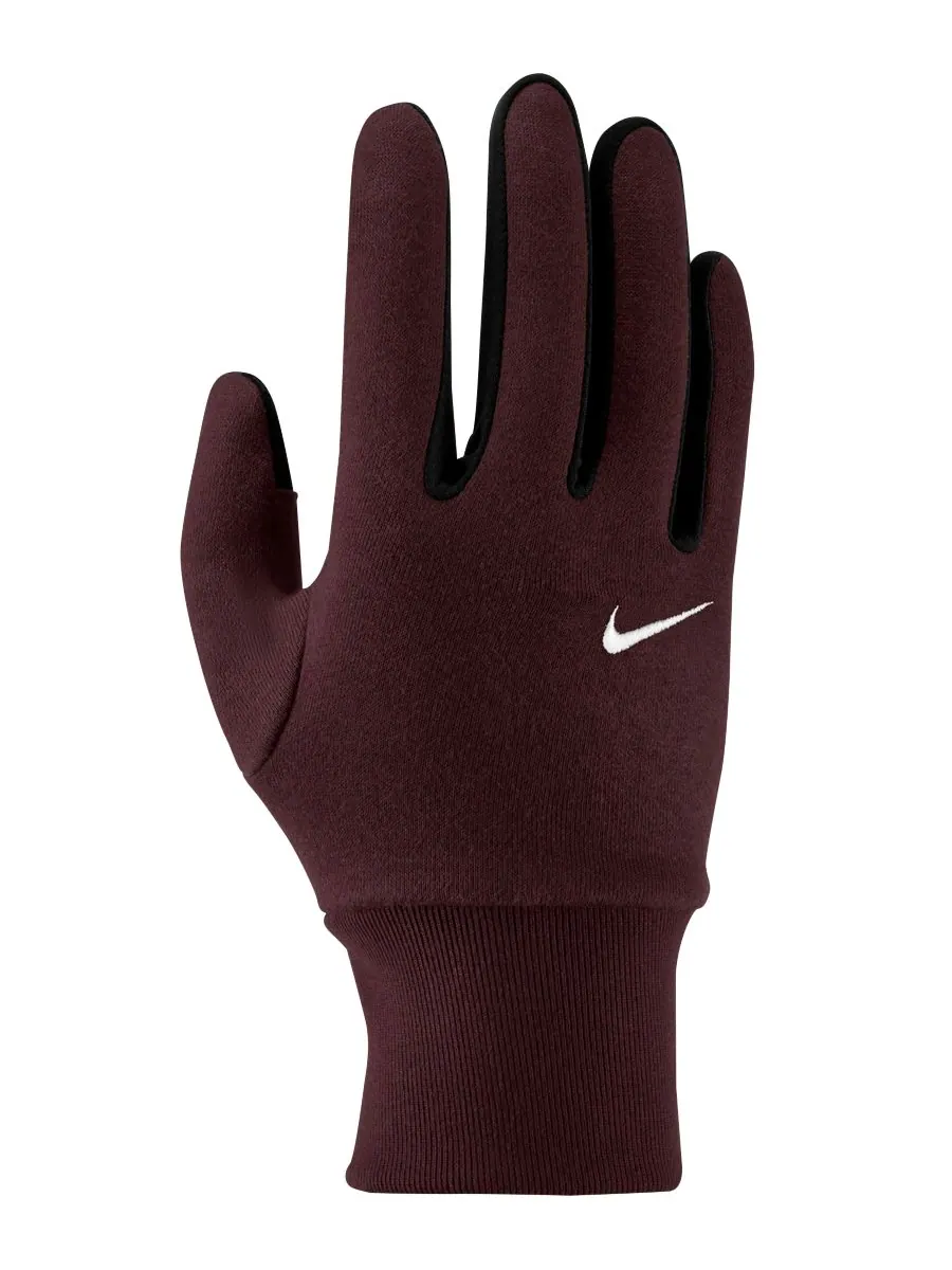 Перчатки из флиса Феникс с начесом Nike — изображение 3 из 3, бордовый/черный/белый