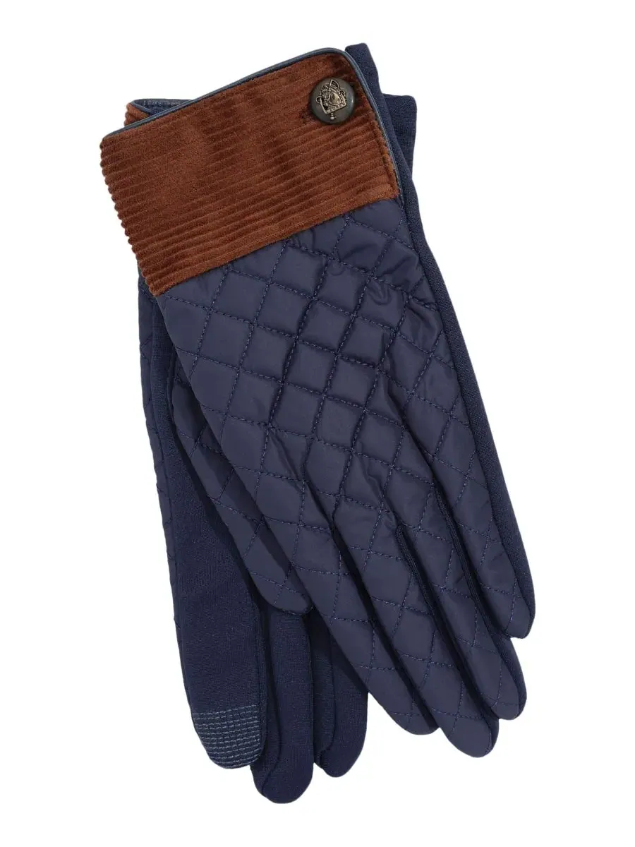 Перчатки стеганые Lauren Ralph Lauren