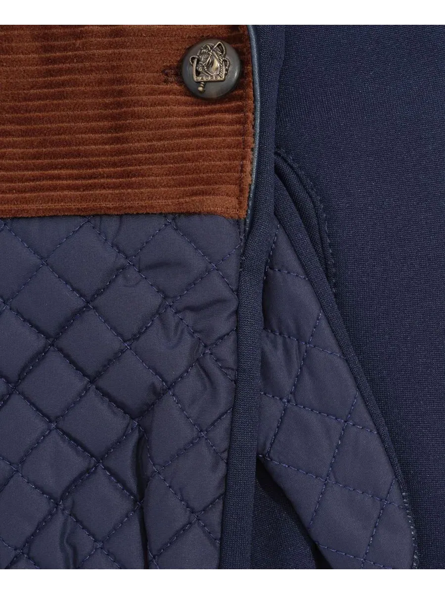Перчатки стеганые Lauren Ralph Lauren — изображение 4 из 4, темно-синий