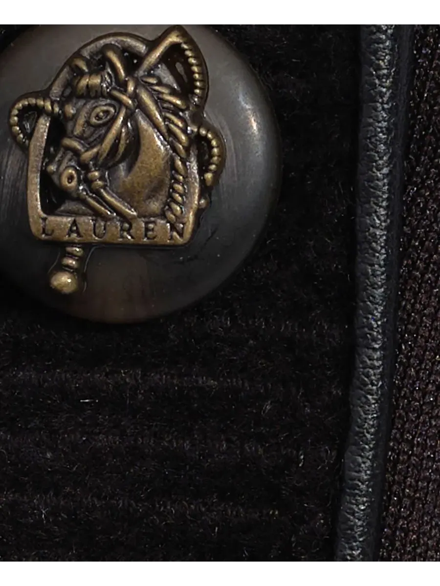 Женские перчатки с простежкой Barn Lauren Ralph Lauren — изображение 5 из 5, черный