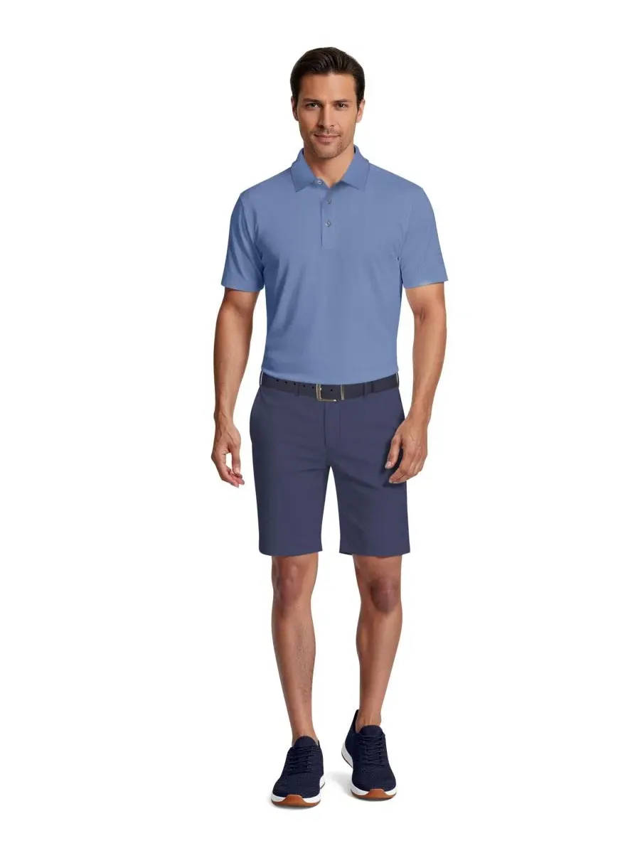 Мужские гольф-шорты с микрогеометрическим принтом PGA TOUR, Peacoat — 2