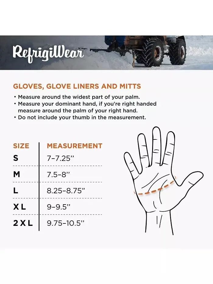 Мужские светоотражающие перчатки Super Grip RefrigiWear — изображение 3 из 3, лаймовый